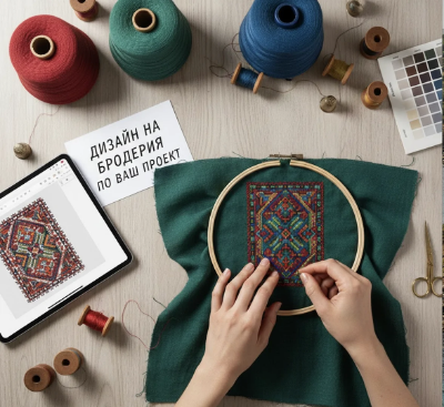 Дизайни за машинна бродерия по ваш проект